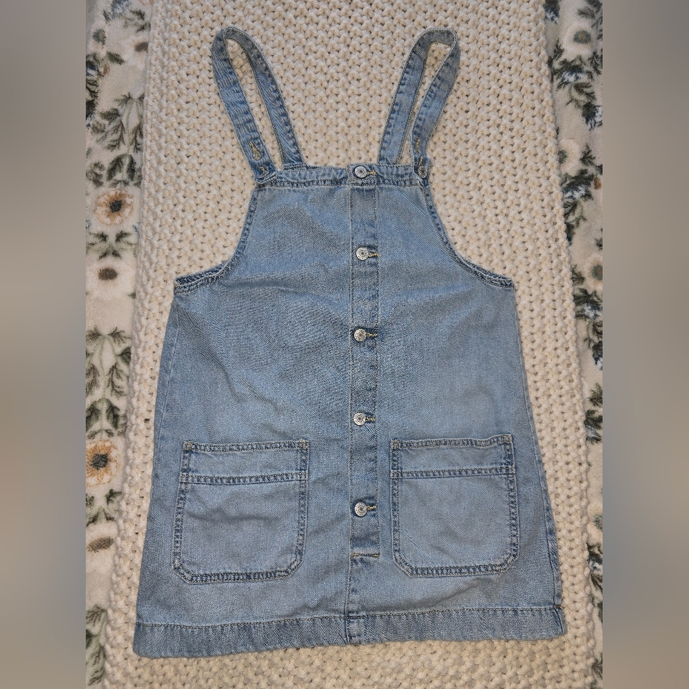 Arizona Jean Company Light Blue Denim Pinafore Dress
